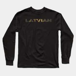 Laviju raksti latvietis - Latvian forest Long Sleeve T-Shirt